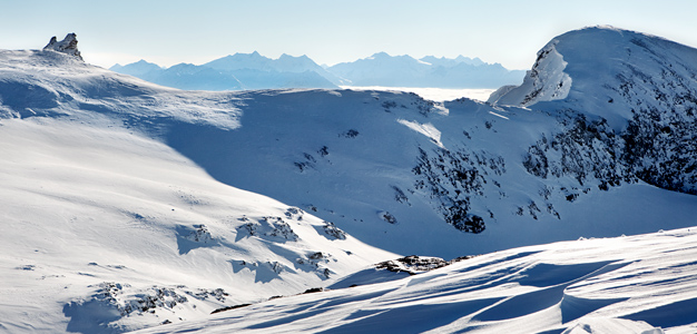 Alpeilla on nyt erityisen hyvä lumitilanne