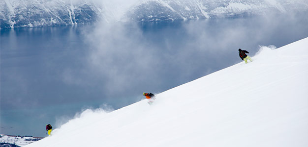 lyngen storhaugen skiing