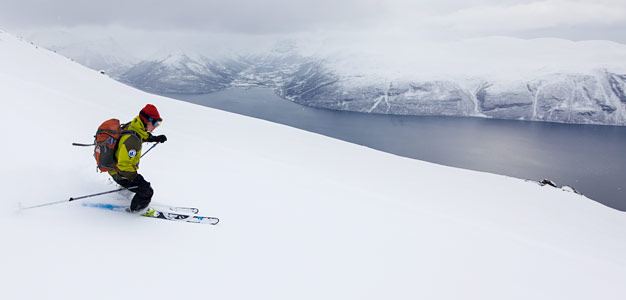 lyngen giilavarri skiing