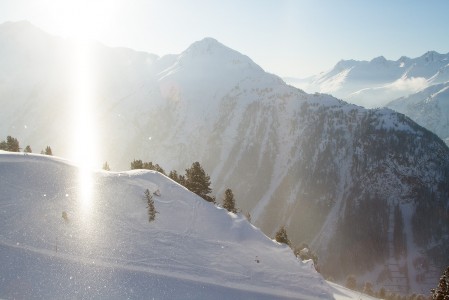 Silvretta Ski arena pitää sisällään 238 kilometriä profiililtaan vaihtelevia rinteitä. 