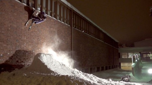 A bunch of finnish adolescents doing what they love. A series of webisodes full of urban skiing.