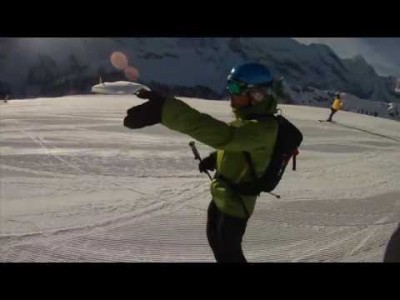Matkailuautolla toteutettu alppikierros Jungfraun alueelle, Krippensteiniin ja Kitzbüheliin Contour-kypäräkameralla taltioituna.
