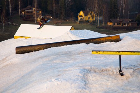 Talman mainio snow park loppukeväällä 2014