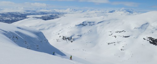 Vappupäivän maisemat, Hemavan Kobåset 1544 m