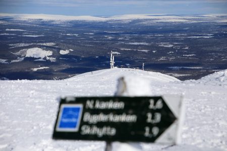 Trysilin tunturin ympäri pääsee kiertämään suurelta osin ympäri rinteitä pitkin. Tunturirundille tulee mukavasti pituutta ja vaihtelevaa maisemaa.