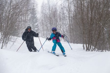 Vattuvuoren metsään on raivattu sekä isompia että pienempiä laskijoita innostava metsäoffariksi kutsuttu reitti.