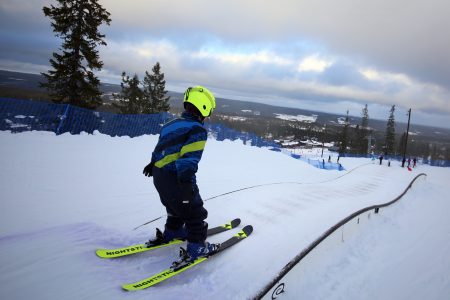 Sälenin Fun ride -seikkailurinteessä on vänkiä laitteita laskijaa haastamaan.