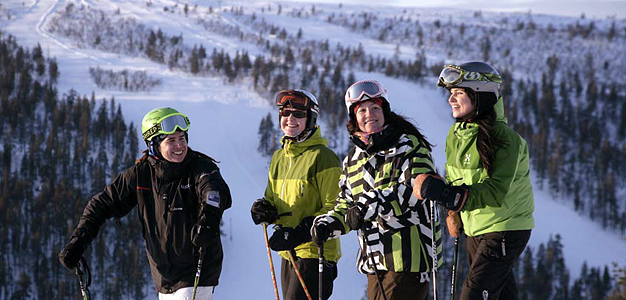 Saariselkä Inari Lappi hiihtokeskus. Kuva: Simo Vunneli