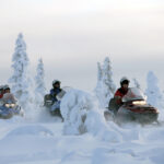 Saariselkä kelkkailu