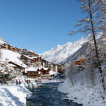 zermatt kylä joki