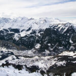 Wengen Mürren valley ski area