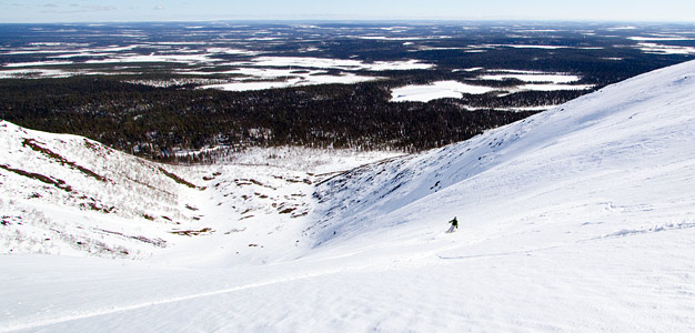 Pallas lasku Pyhäkuru