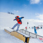 Paradiski les arcs la plagne snow park lumilautailu