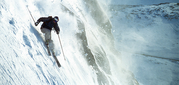 Heroes by Nature -elokuvaillan tähti Shane McConkey