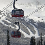 Whistler Blackcomb hiihtokeskus laskettelukeskus gondolihissi hiihtohissi Peak 2 Peak