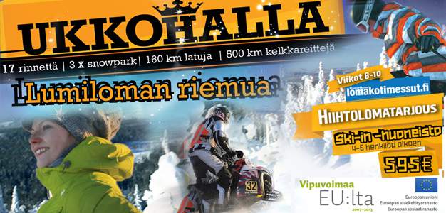 Talven 2014 hiihtolomaviikoilla 8 – 10 Ukkohallassa järjestetään Winterhome-lomakotimessut.