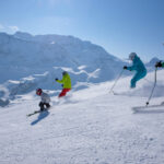 Adelboden laskettelu perhe