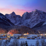 Kranjska Gora alppikylä after ski