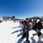 Kaprun Kitzsteinhorn lumilautailijat