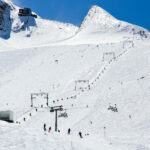 Kaprun Kitzsteinhorn jäätikkö rinteet