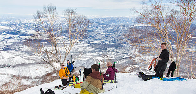 myoko akakura mountain top