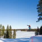 Freeski Ruokolahti parkki hyppy