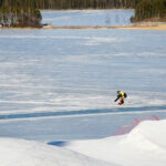 Freeski Ruokolahti parkki hyppy