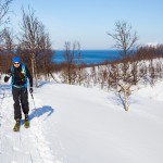 lyngen russelvfjellet ski touring hiking