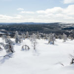 salla mountains view lapland