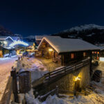 Sierre-anniviers grimentz night village