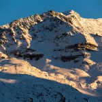 St. Moritz corvatsch sunset top station
