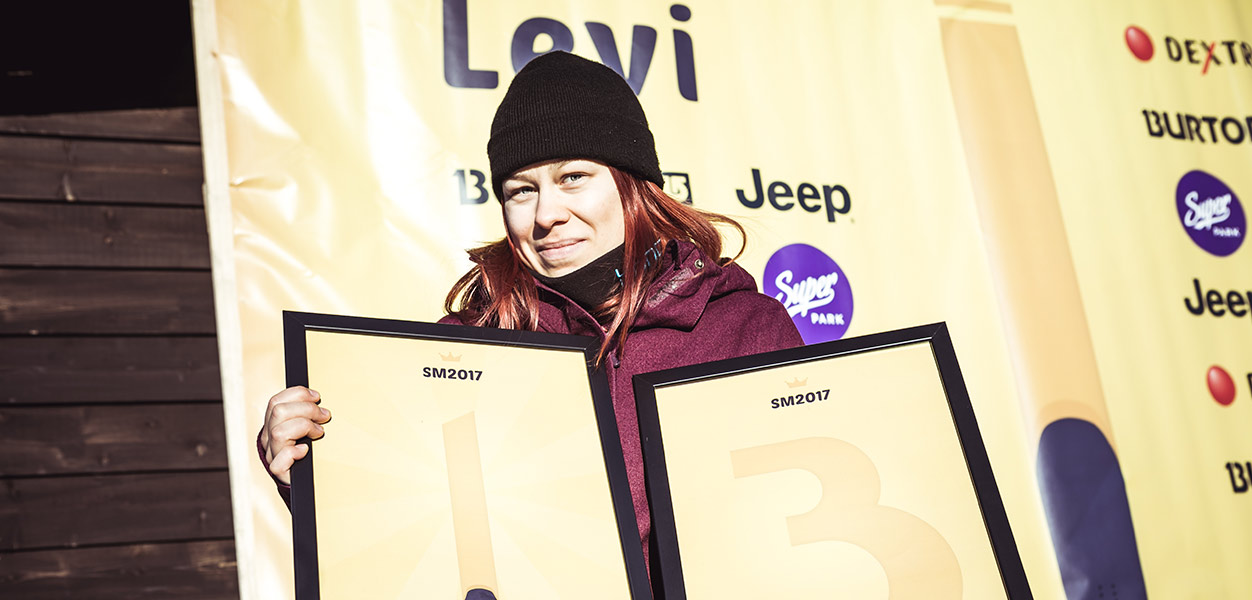 slopestyle SM2017 naiset levi voittaja