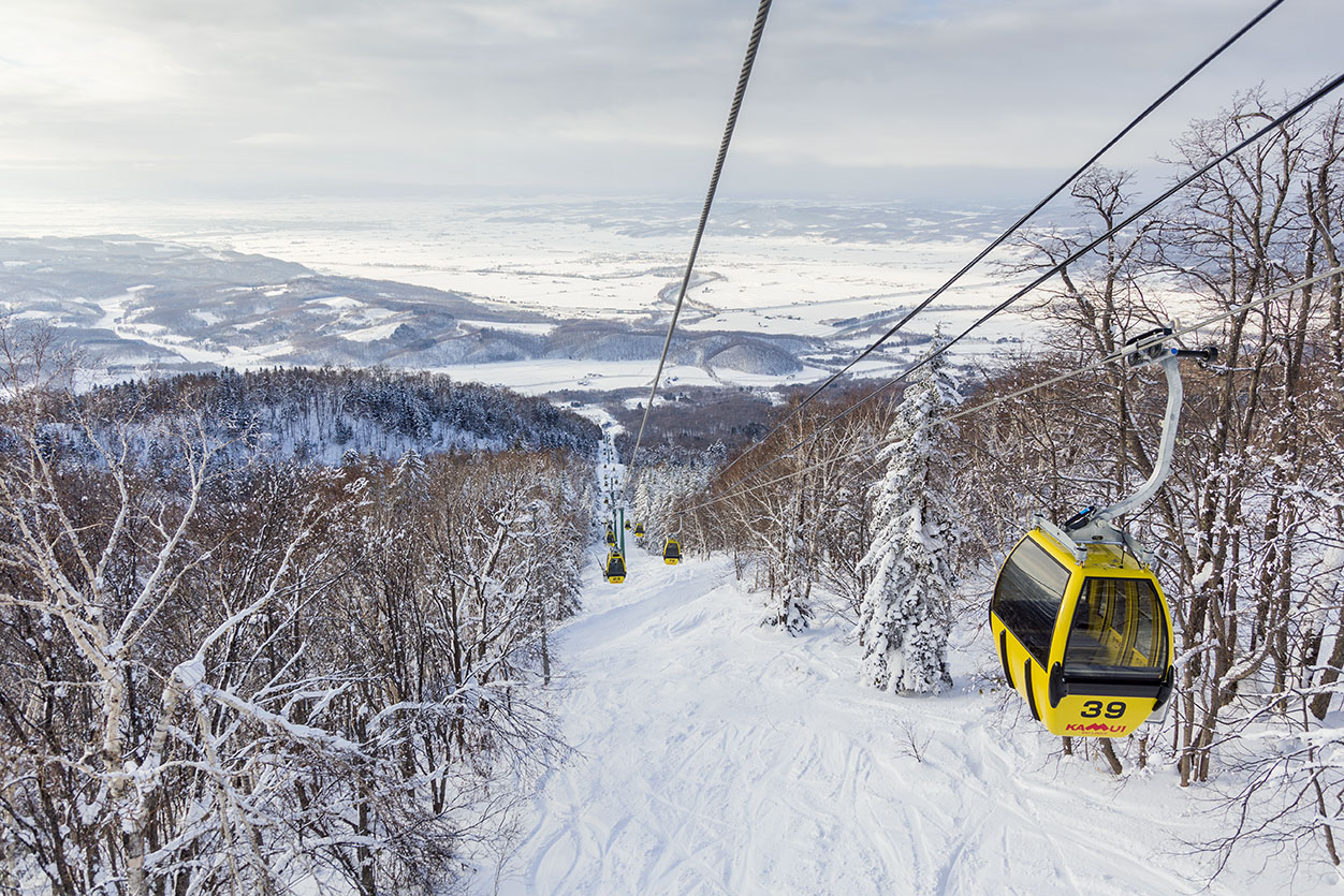 Hokkaido omatoimimatka puutereille Kamui Ski links