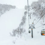 kiroro ski center chair lift