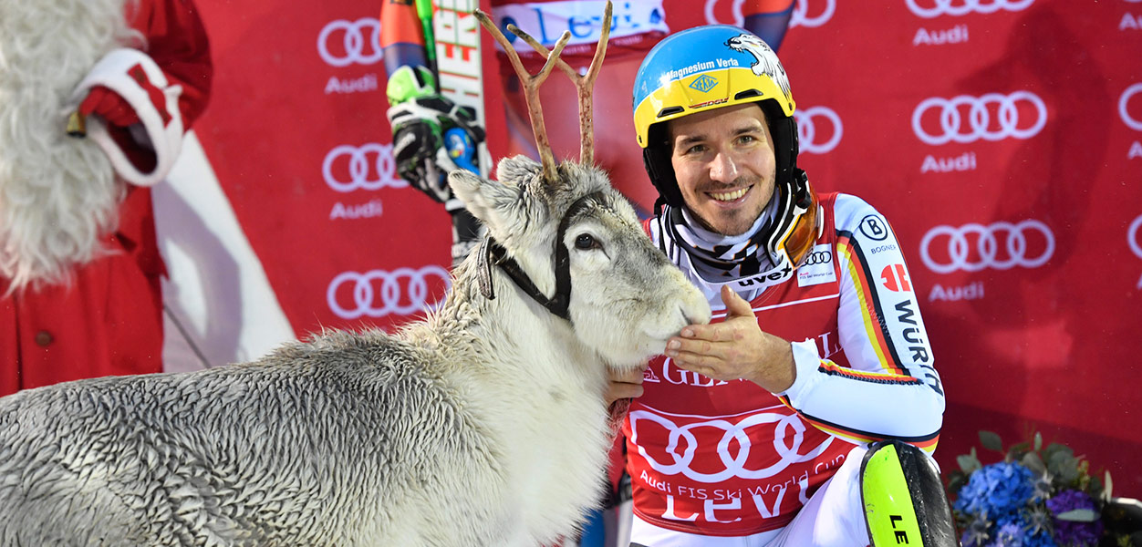 Levi maailmancup 2017 voittaja Neureuther poro