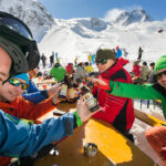 Innsbruck Stubai glacier Fernau terrace beer